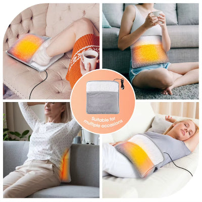 USB Electric Foot Warmer Thermostatic Shoes Winter Feet Heater for Home Bedroom Sleeping Thermal Plush Heating Slippers